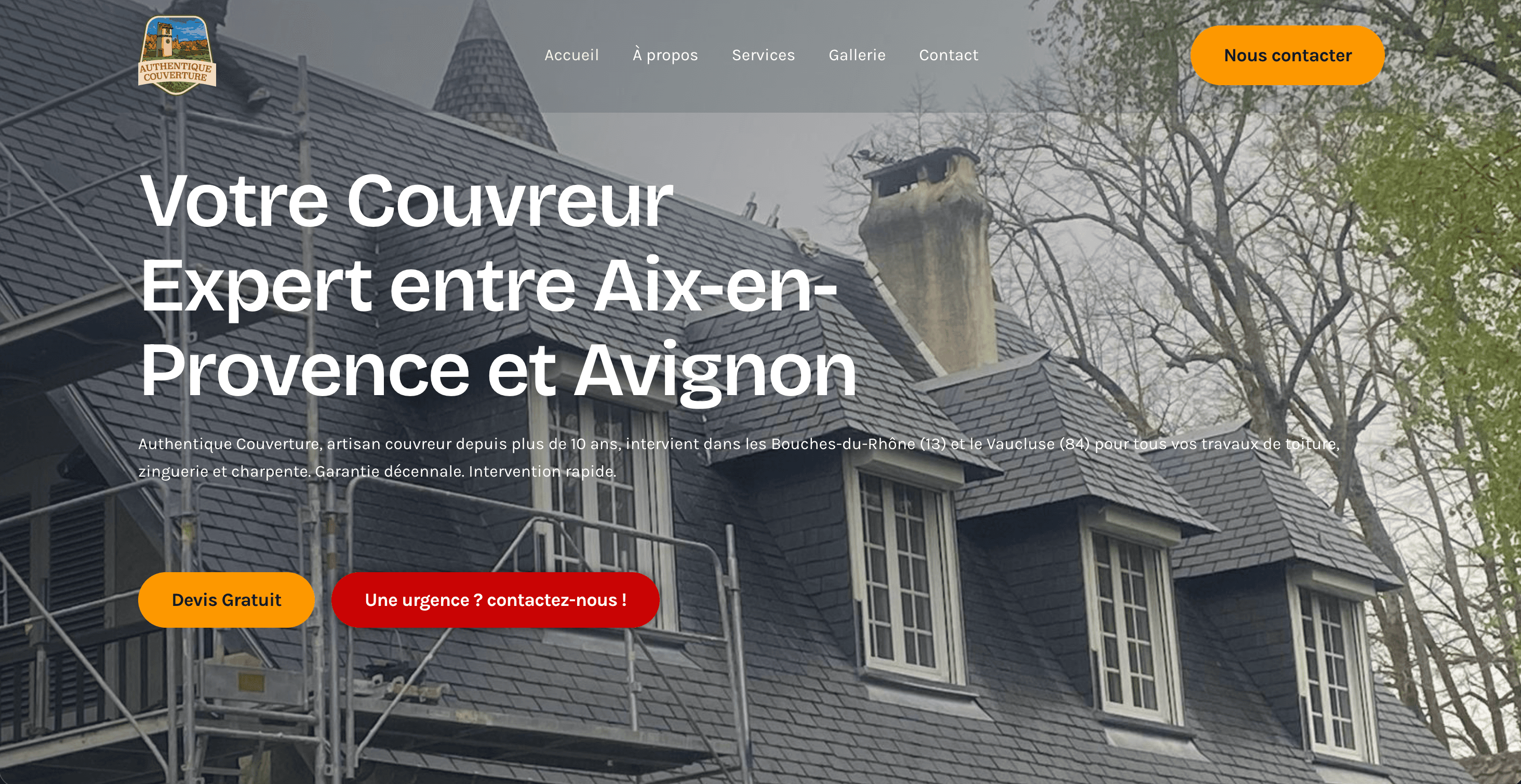Site Authentique couverture